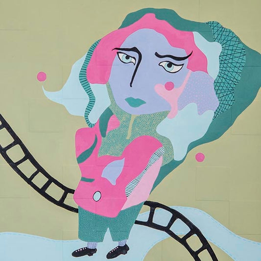 Armless Juggle  | Original Art | Shhh Faces Painting