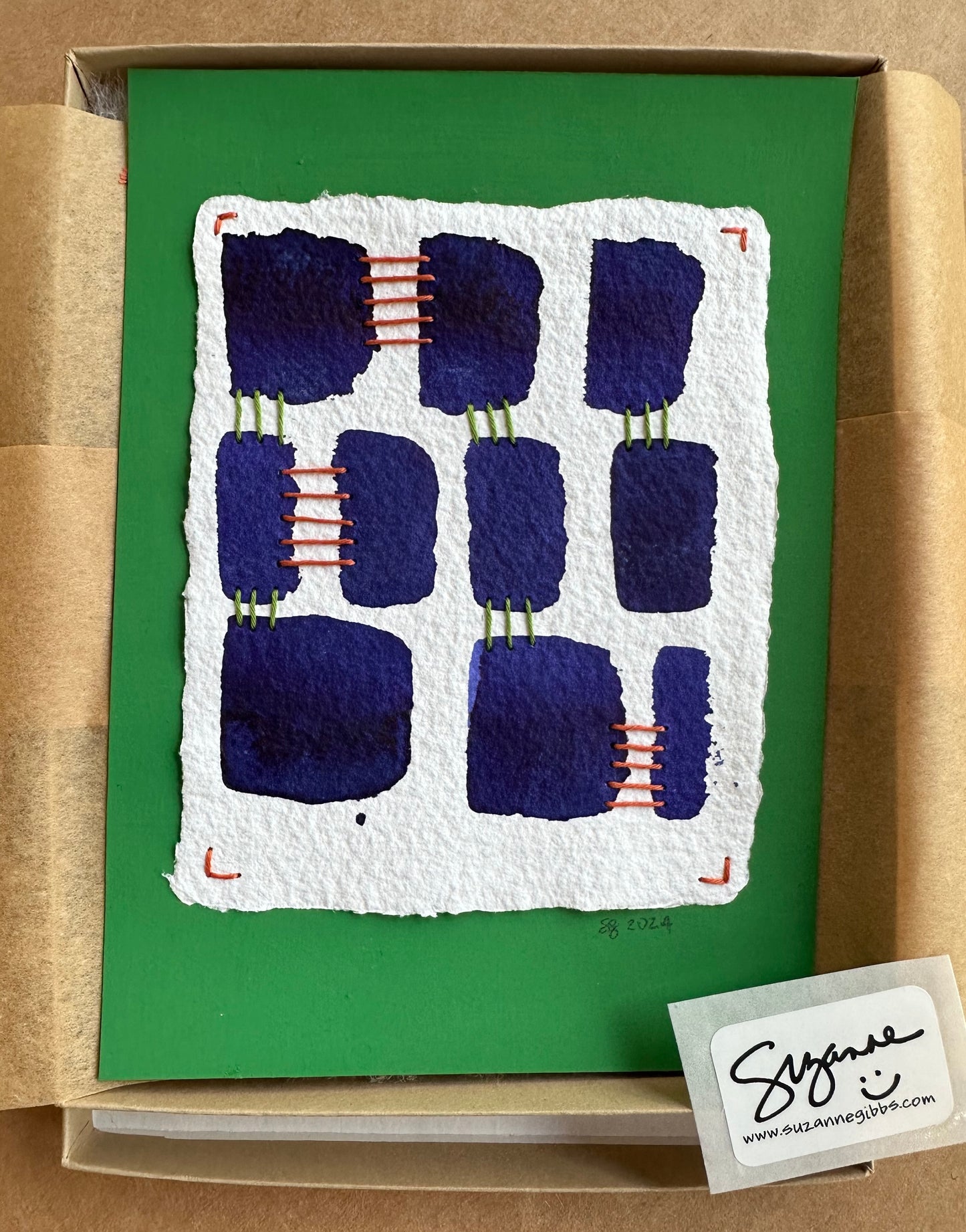Stitch & So #31 Politicking | Stitch Painting | Original Art