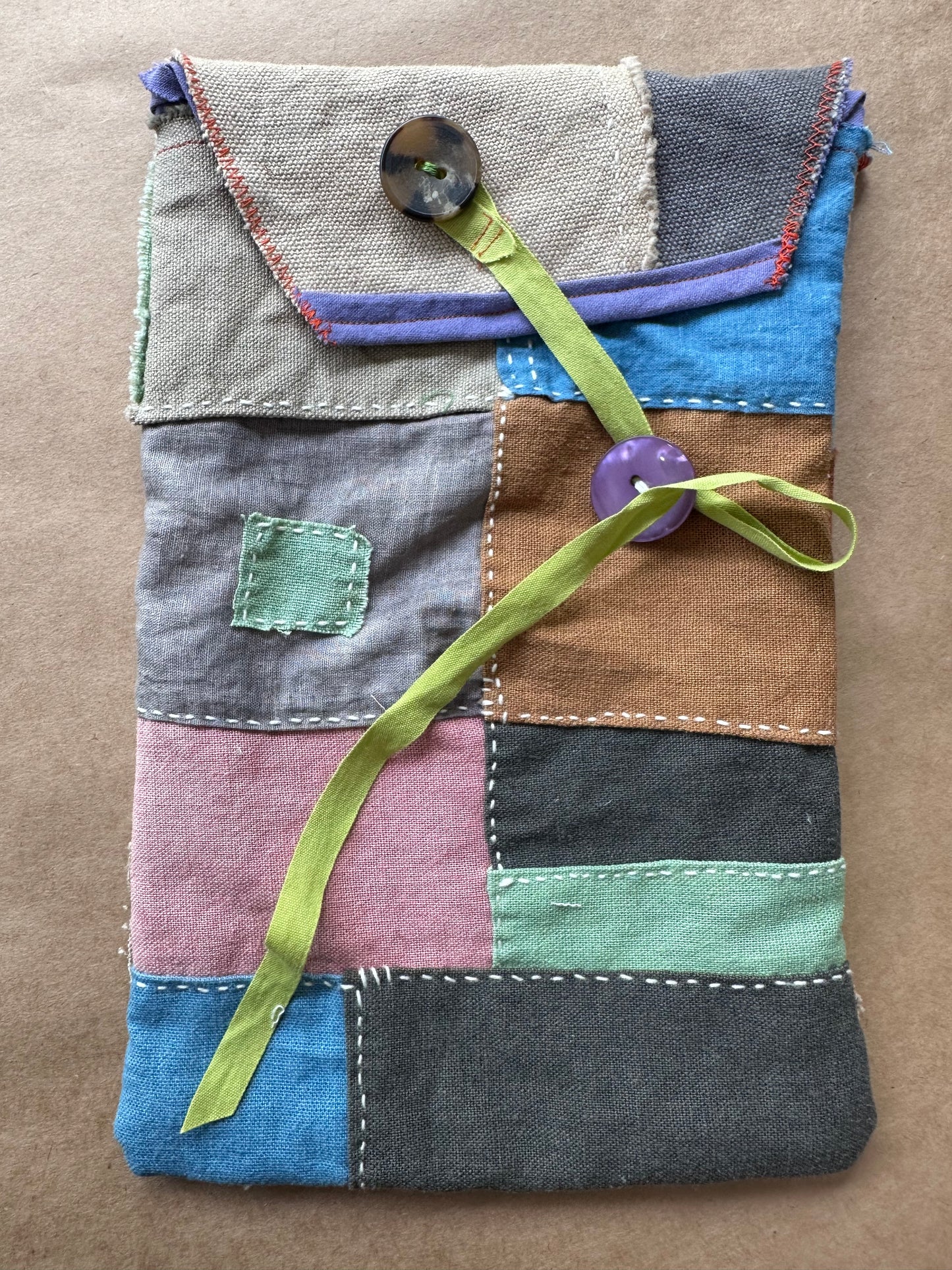 Flat Patchwork Pouch | Cloth | Handmade