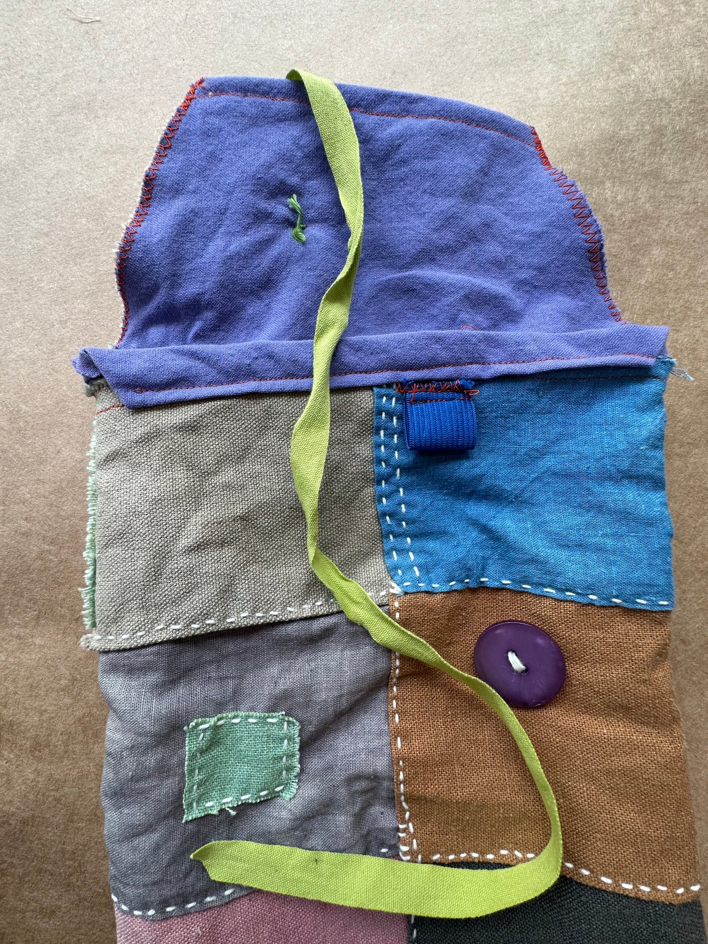 Flat Patchwork Pouch | Cloth | Handmade