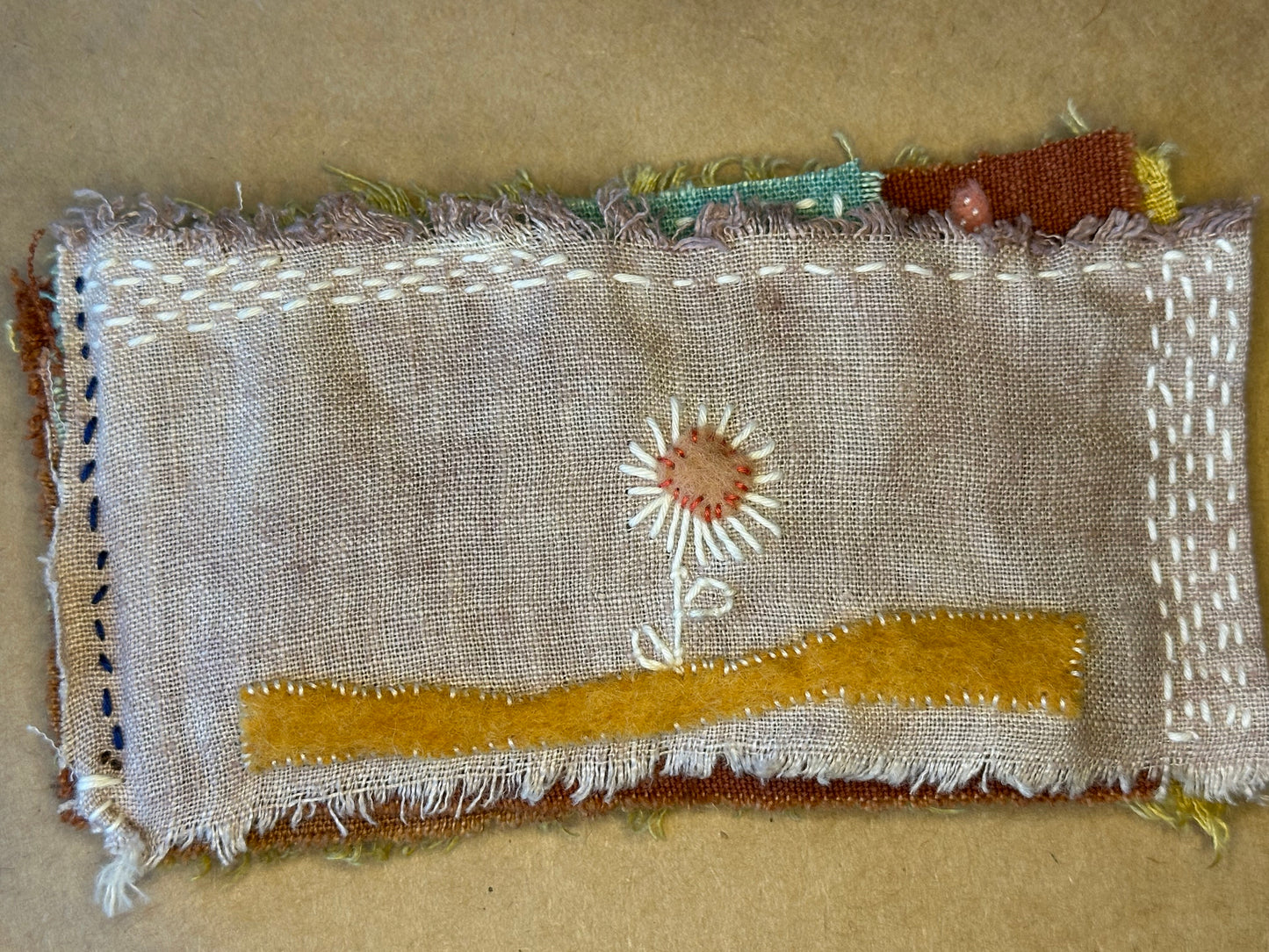 Flower Cloth Book | 6 Pages, Cotton + Linene