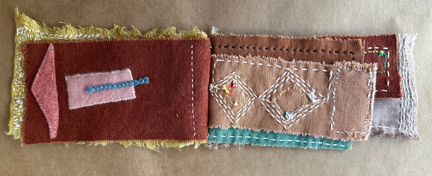 Flower Cloth Book | 6 Pages, Cotton + Linene