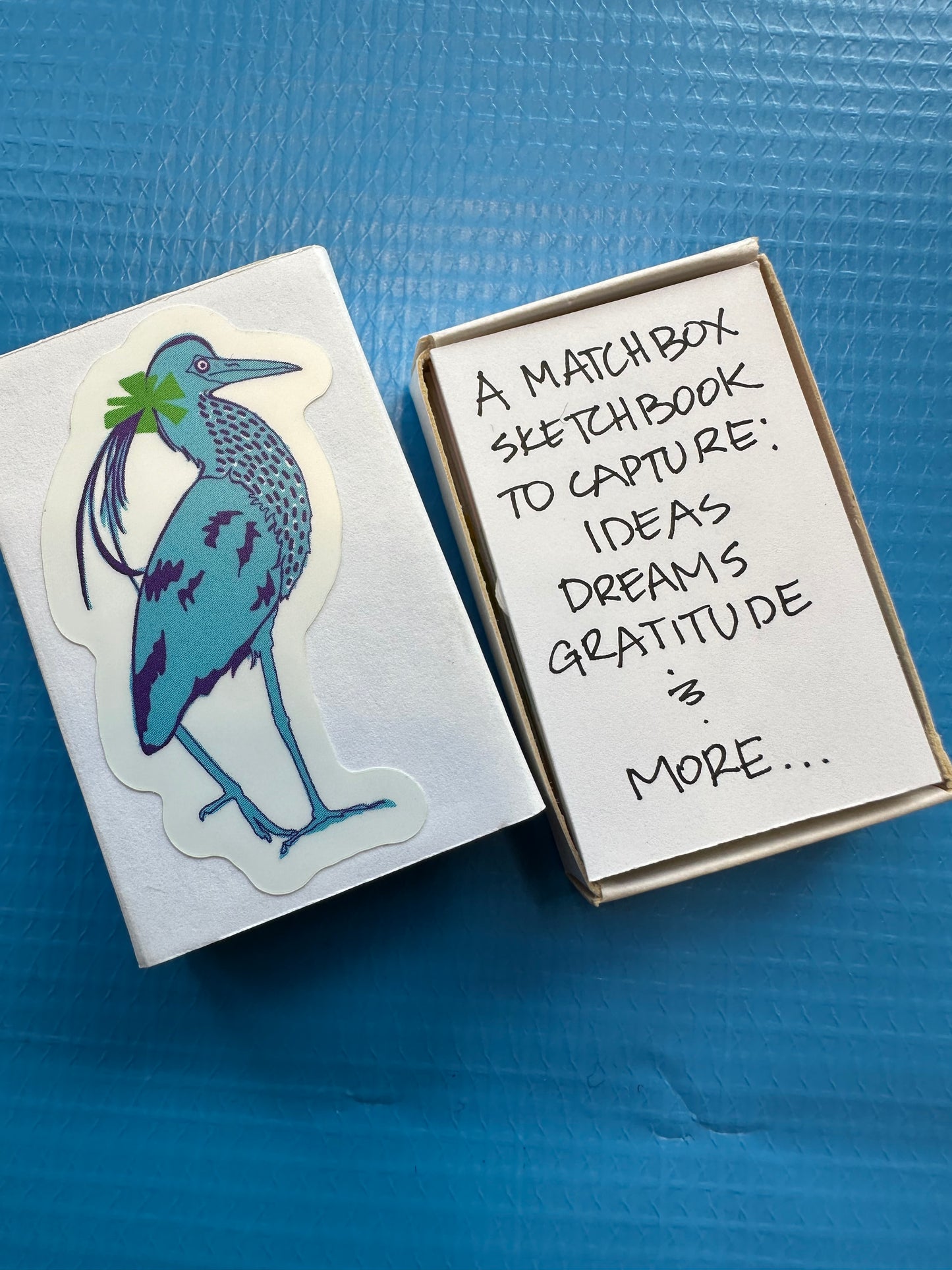 Matchbox Sketchbook | Empty Matchbox Repurposed | Paper Holder | 14 Pages