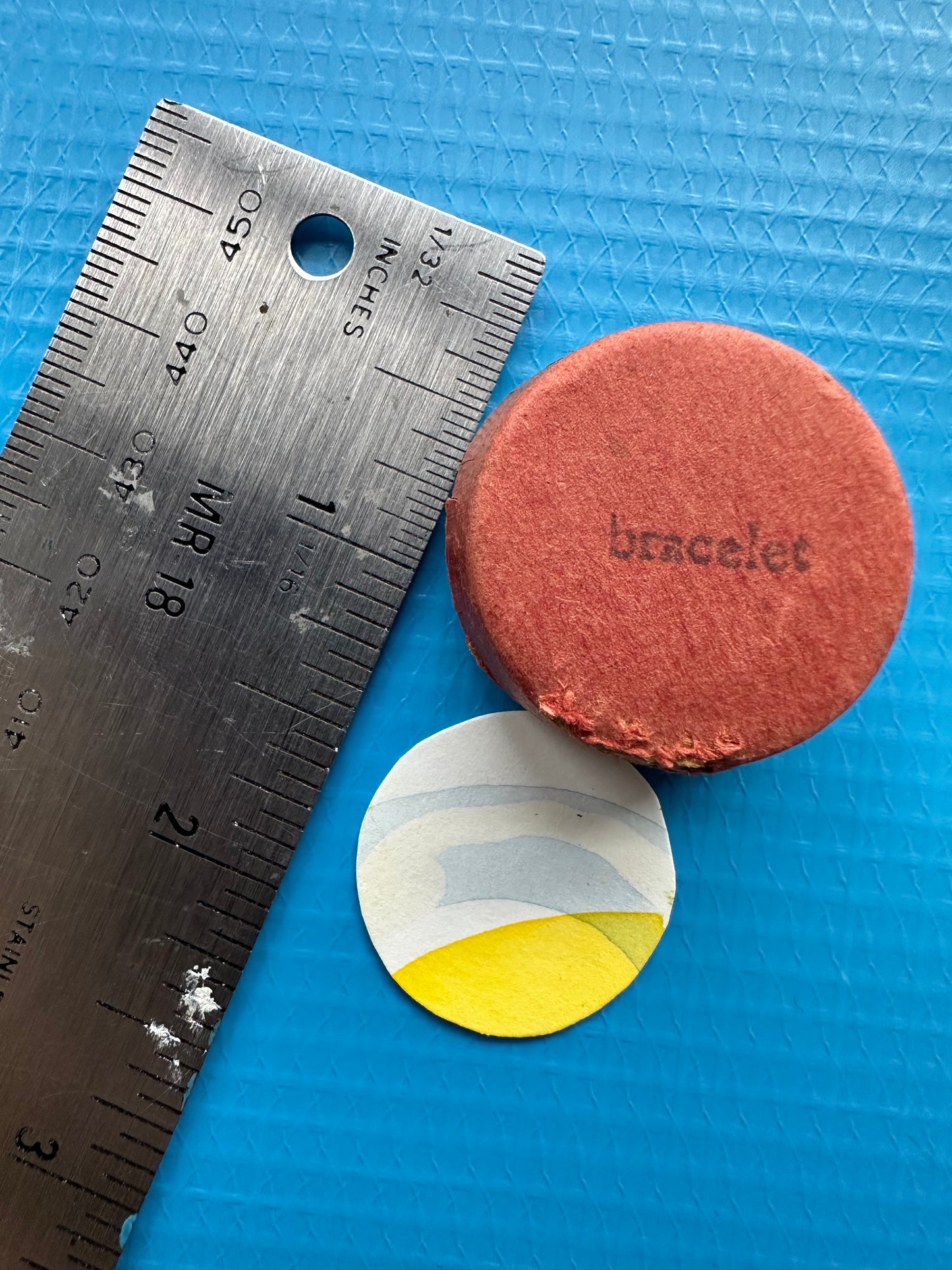 Bracelet Box Sketchbook | Empty Box Repurposed | Paper Holder | 19 Pages