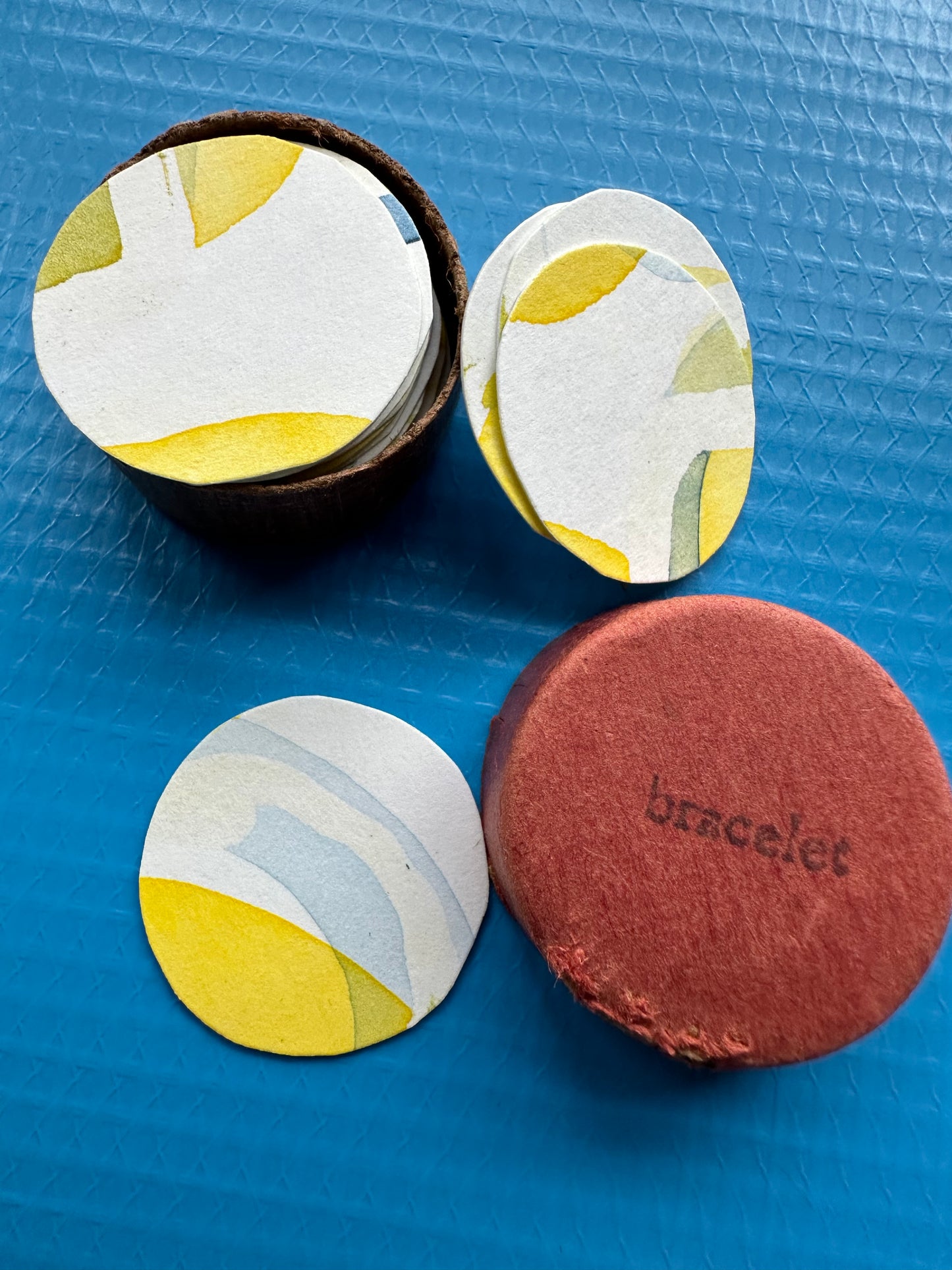 Bracelet Box Sketchbook | Empty Box Repurposed | Paper Holder | 19 Pages