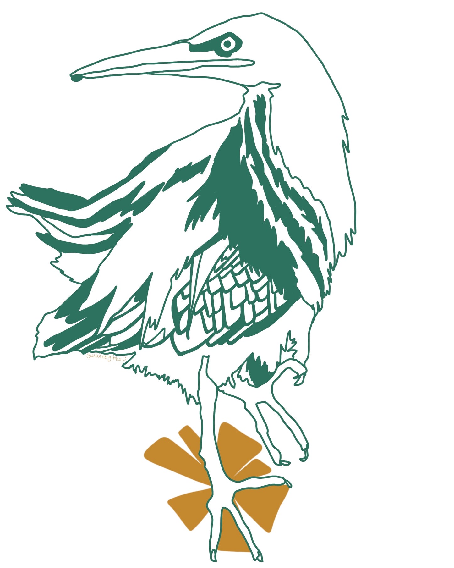 Stomp Bird | March 2024 | 2 x 1.5 Inch Die Cut Sticker