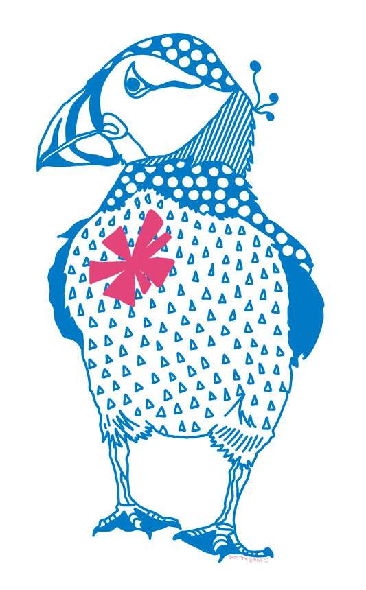 Broken Heart Bird | 2 x 1.25 Inch Die Cut Sticker