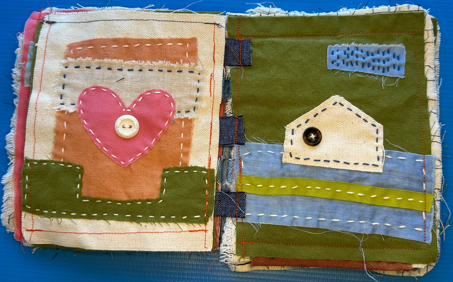 Cloth Book — Home | Cotton, Buttons, Sashiko Thread