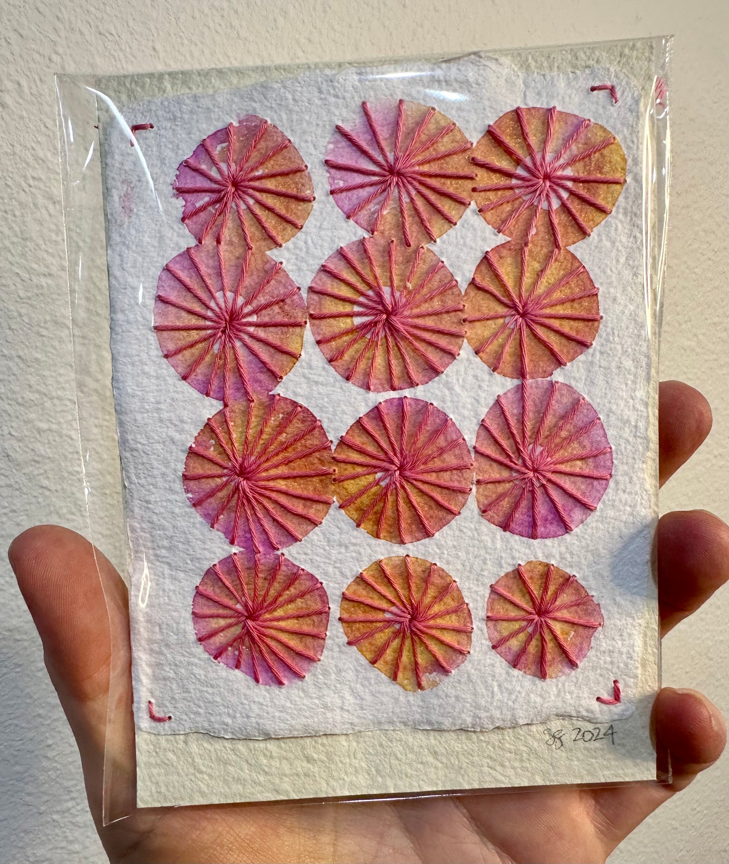 Stitch & So #57 Binding | Stitch Painting | Original Art