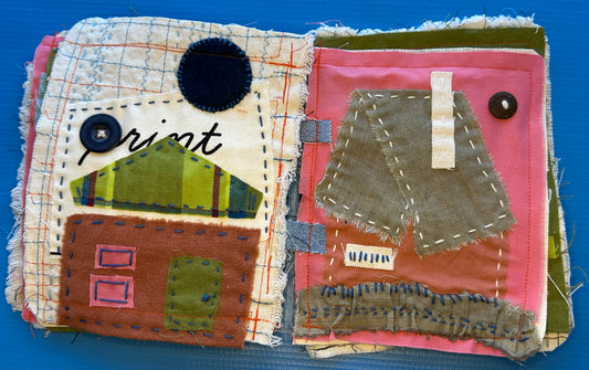 Cloth Book — Home | Cotton, Buttons, Sashiko Thread