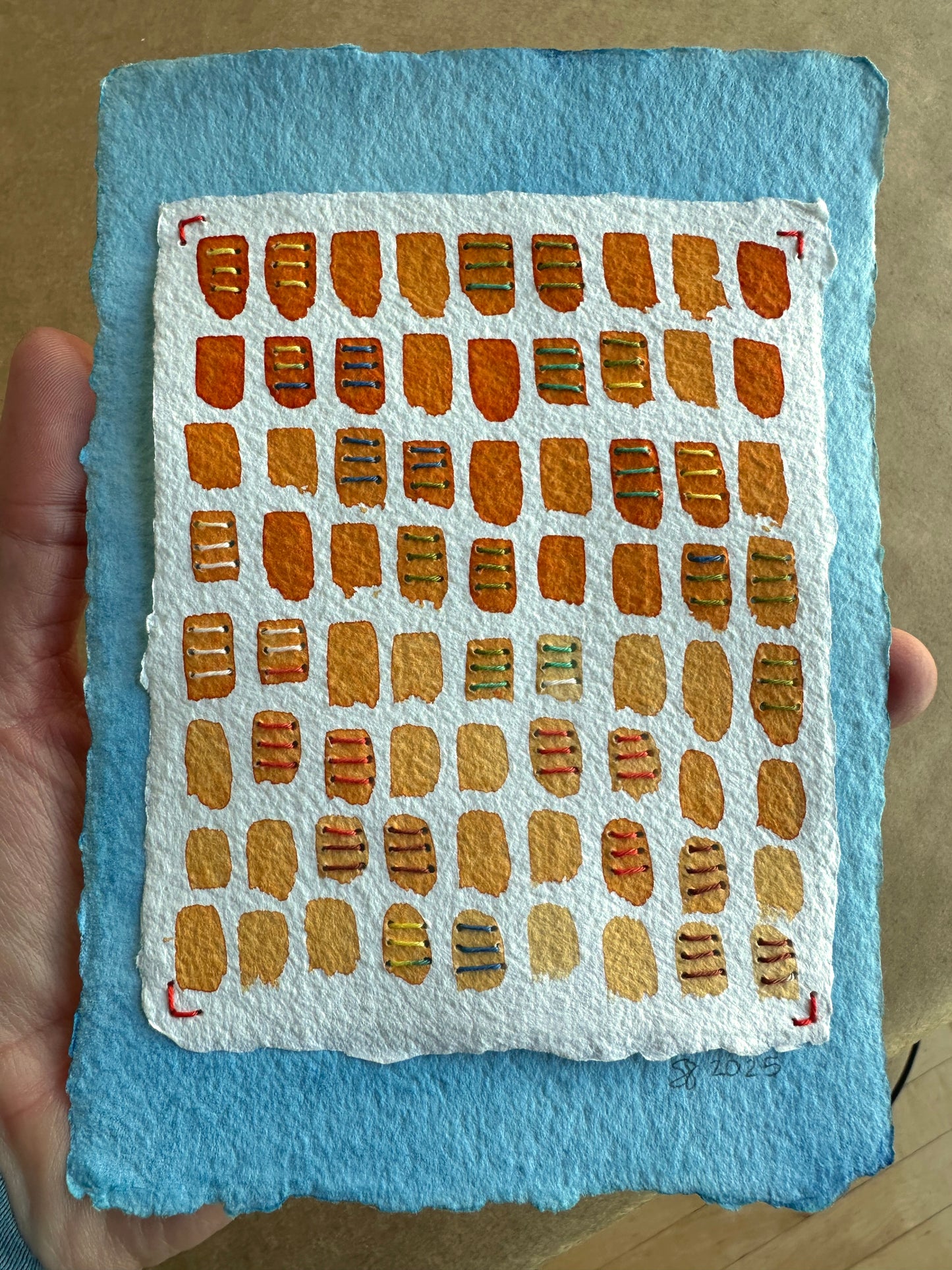 Stitch & So #70 DEI | Stitch Painting | Original Art