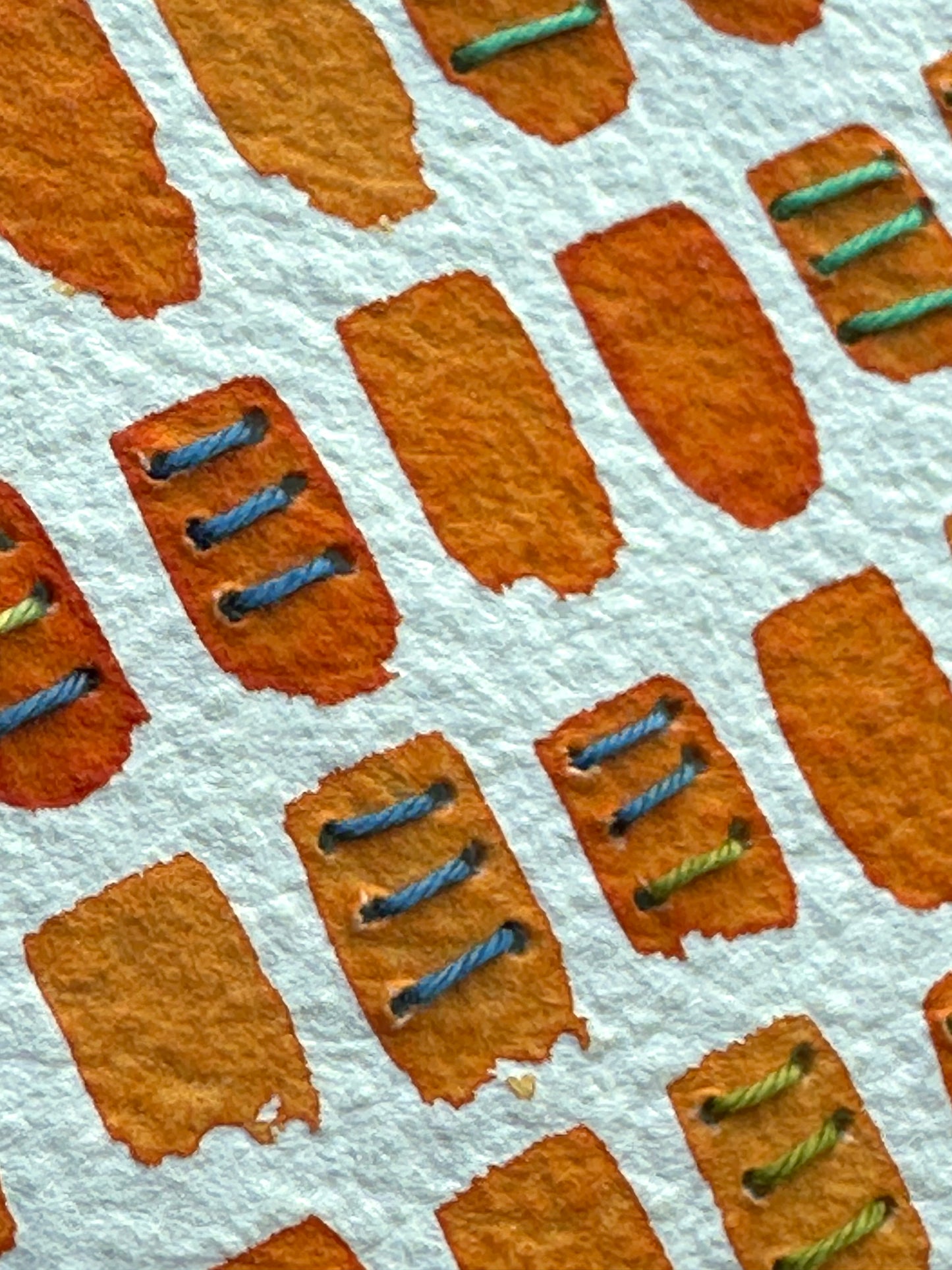 Stitch & So #70 DEI | Stitch Painting | Original Art