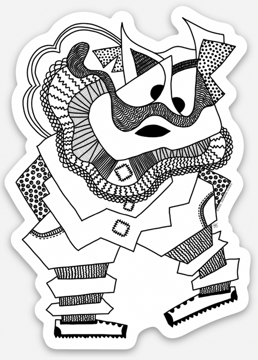 January 2023 | 2 x 3 Inch Die Cut Sticker