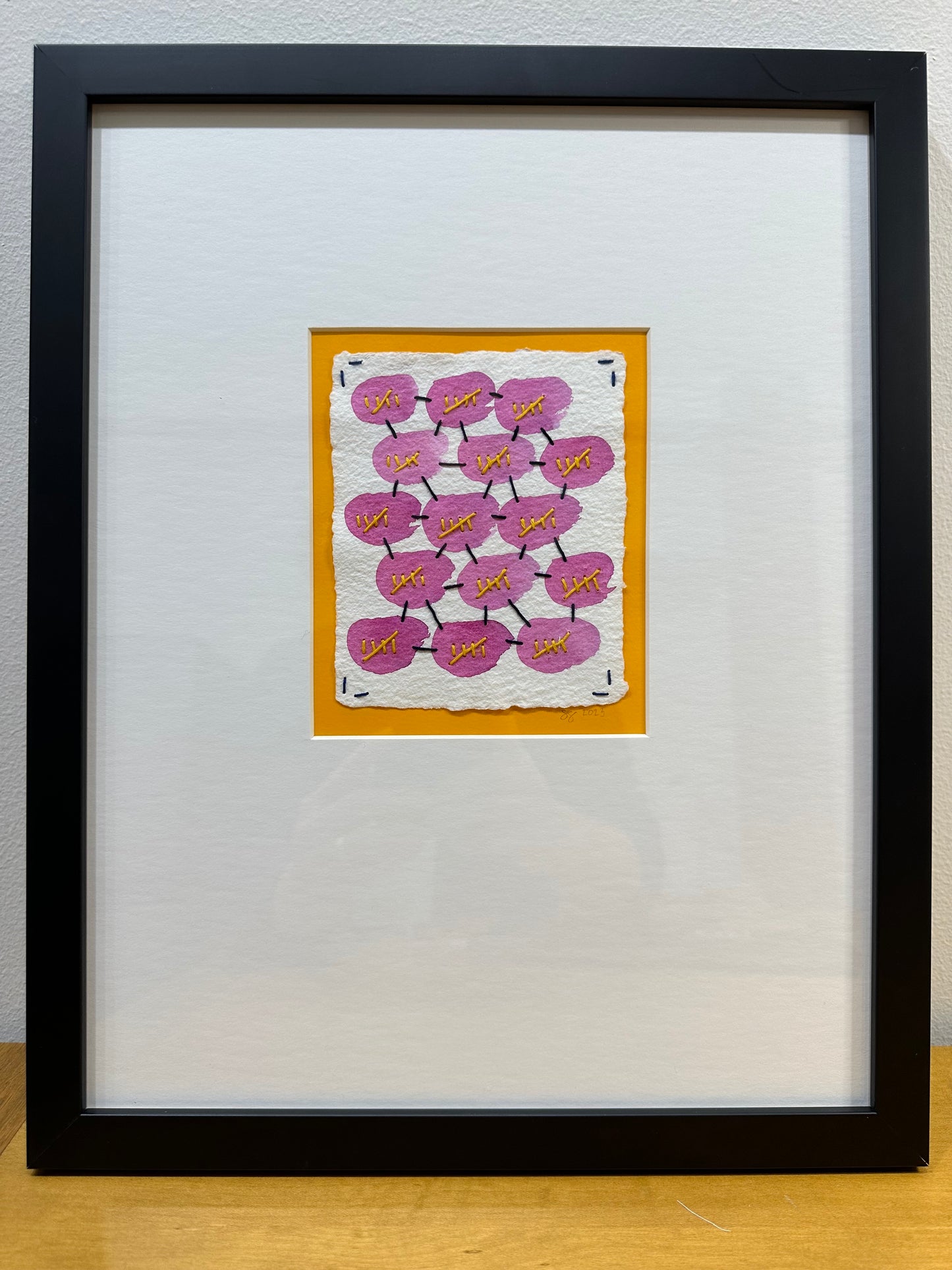 Stitch & So #37 By Fives | Stitch Painting | Original Art
