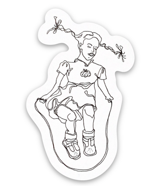 Jumper | 1.5 x 2.25 Inch Die Cut Sticker