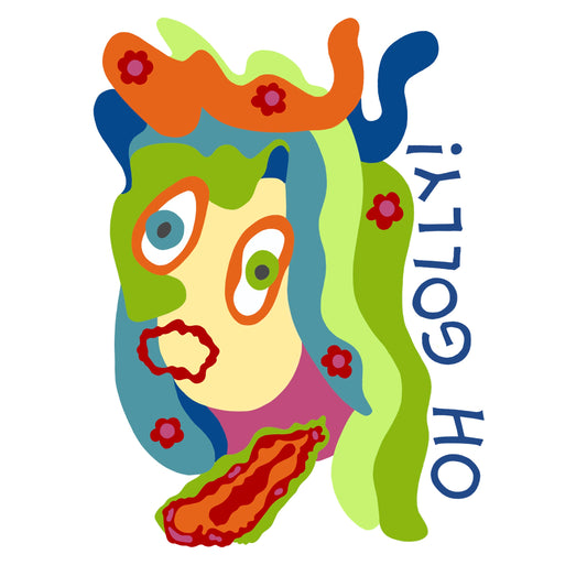Oh Golly! | Full Color Die-Cut Vinyl Sticker
