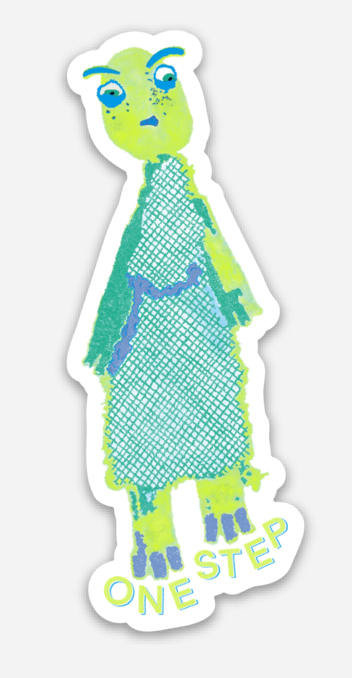 One Step | 3 Inch Die Cut Sticker
