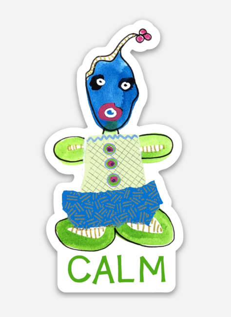 Calm | Full Color Die-Cut Vinyl Sticker