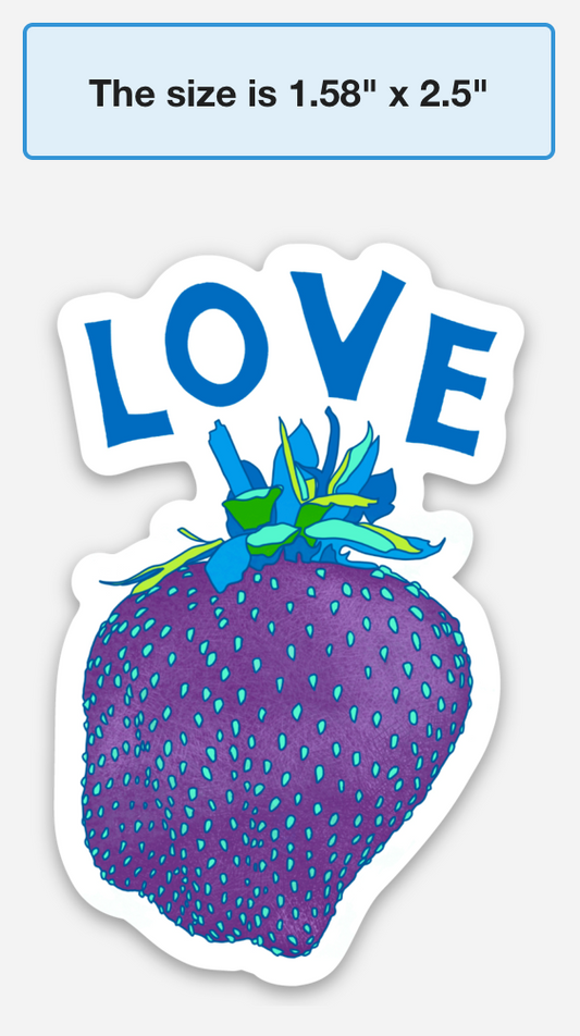LOVE | Full Color Die-Cut Vinyl Sticker