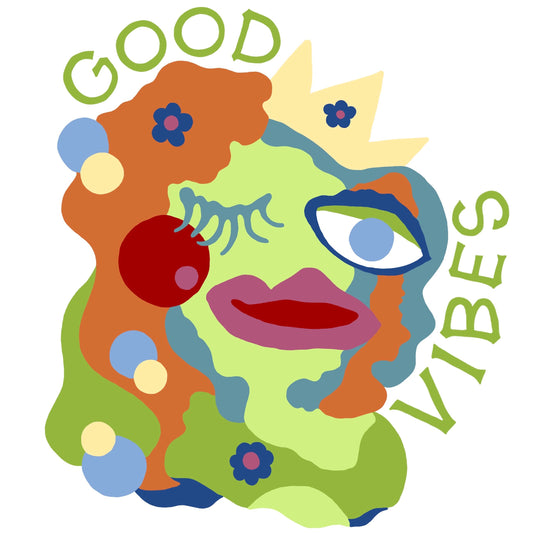 Good Vibes | 3 Inch Full-Color Die Cut Sticker
