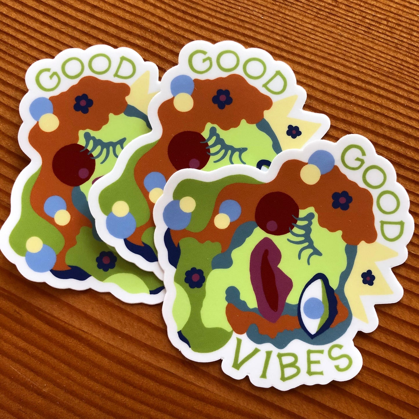 Good Vibes | 3 Inch Full-Color Die Cut Sticker