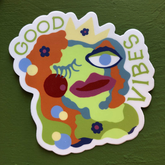 Good Vibes | 3 Inch Full-Color Die Cut Sticker