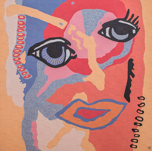 Soul's Bulls Eye  | Original Art | Shhh Faces Painting