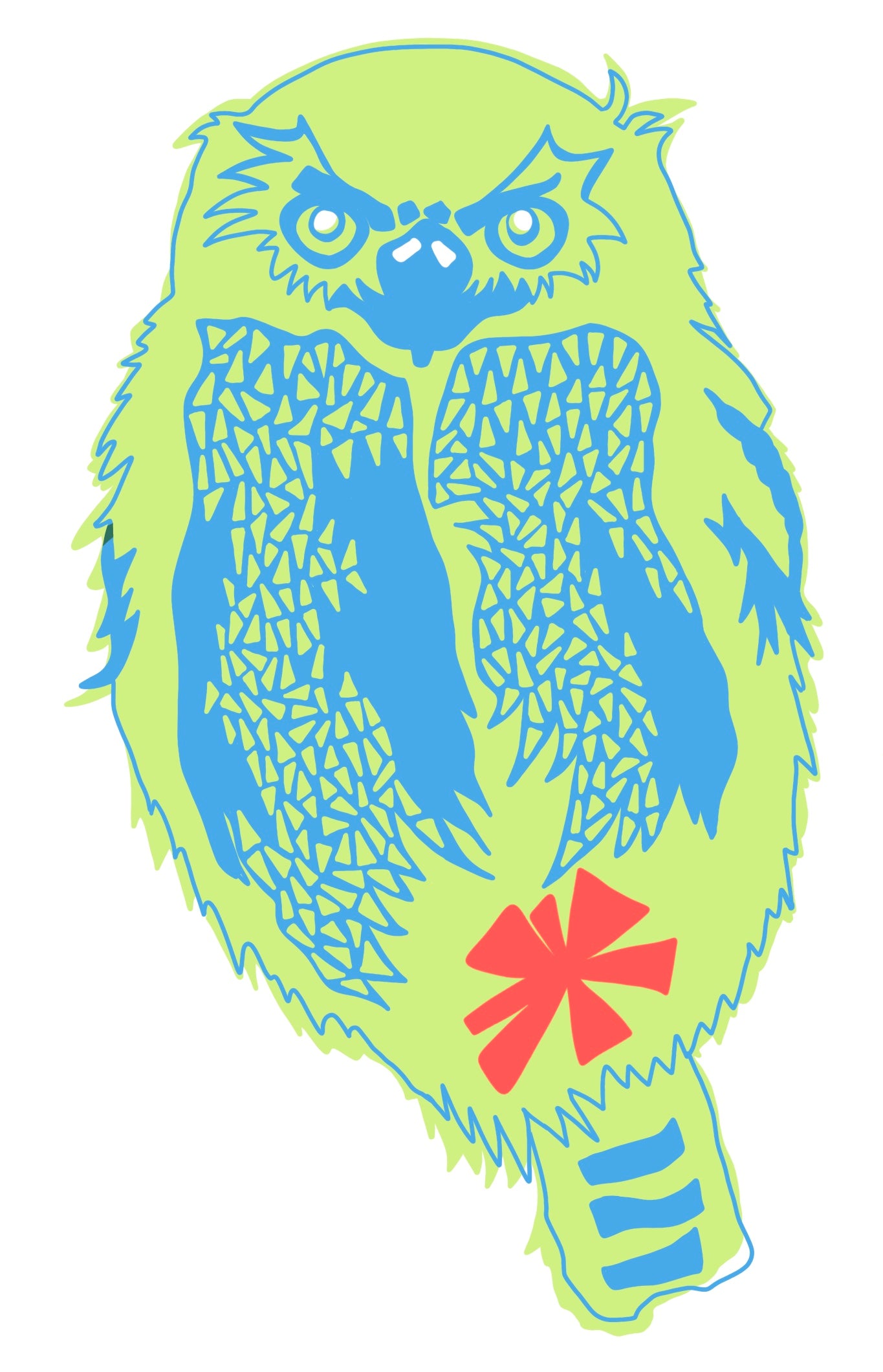 Wise Owl | DEC 2024 | 2 x 1.5 Inch Die Cut Sticker