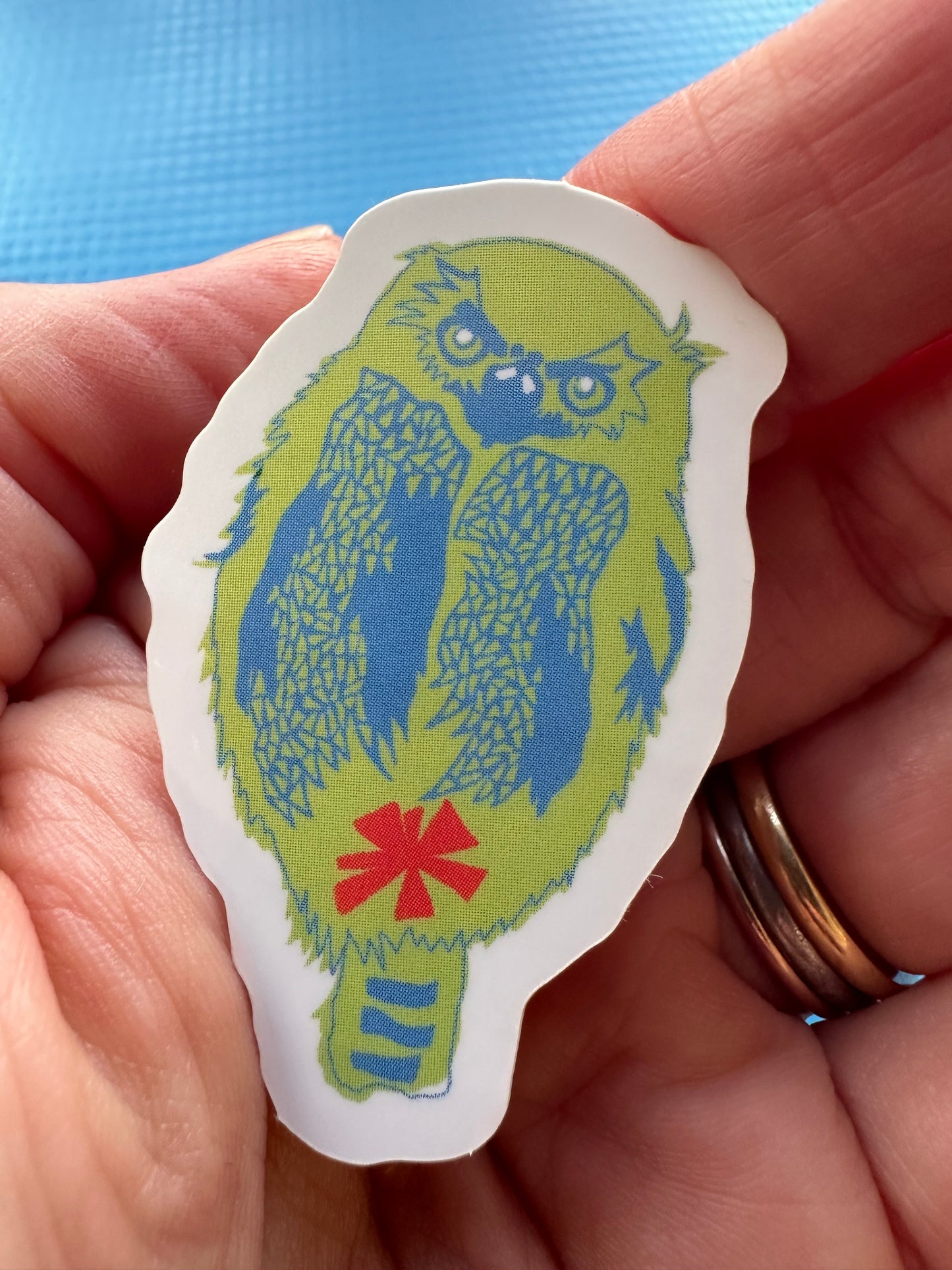 Wise Owl | DEC 2024 | 2 x 1.5 Inch Die Cut Sticker