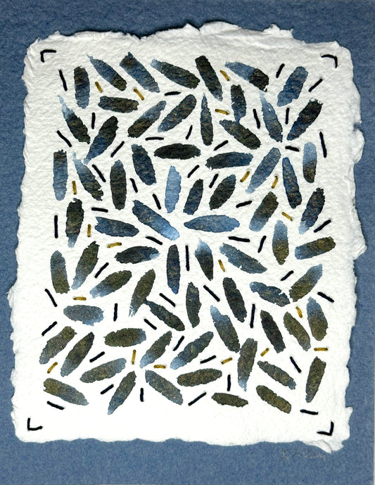 Stitch & So #48 Seeds & Weeds | Stitch Painting | Original Art