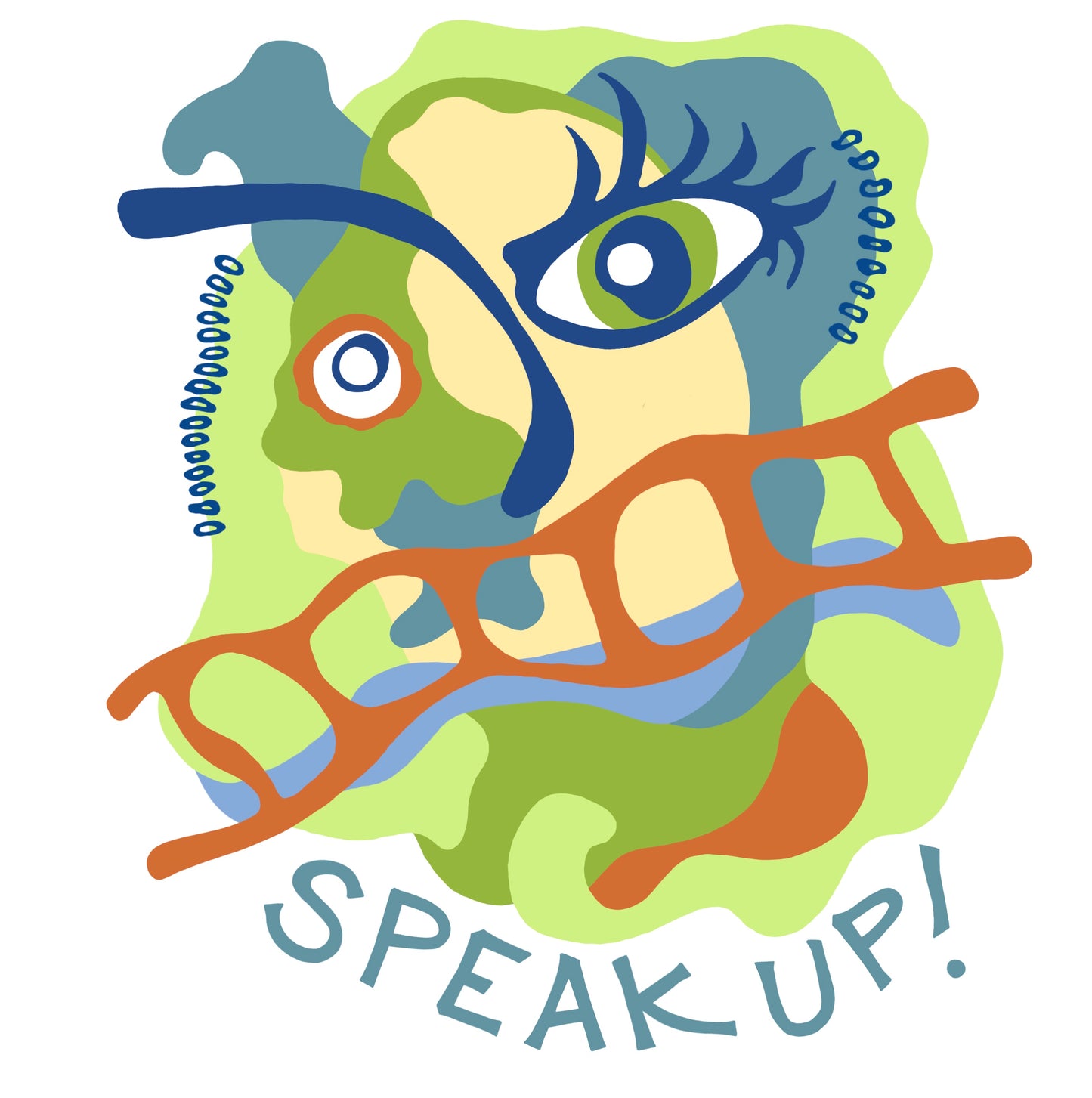 Speak Up | Full Color Die-Cut Vinyl Sticker