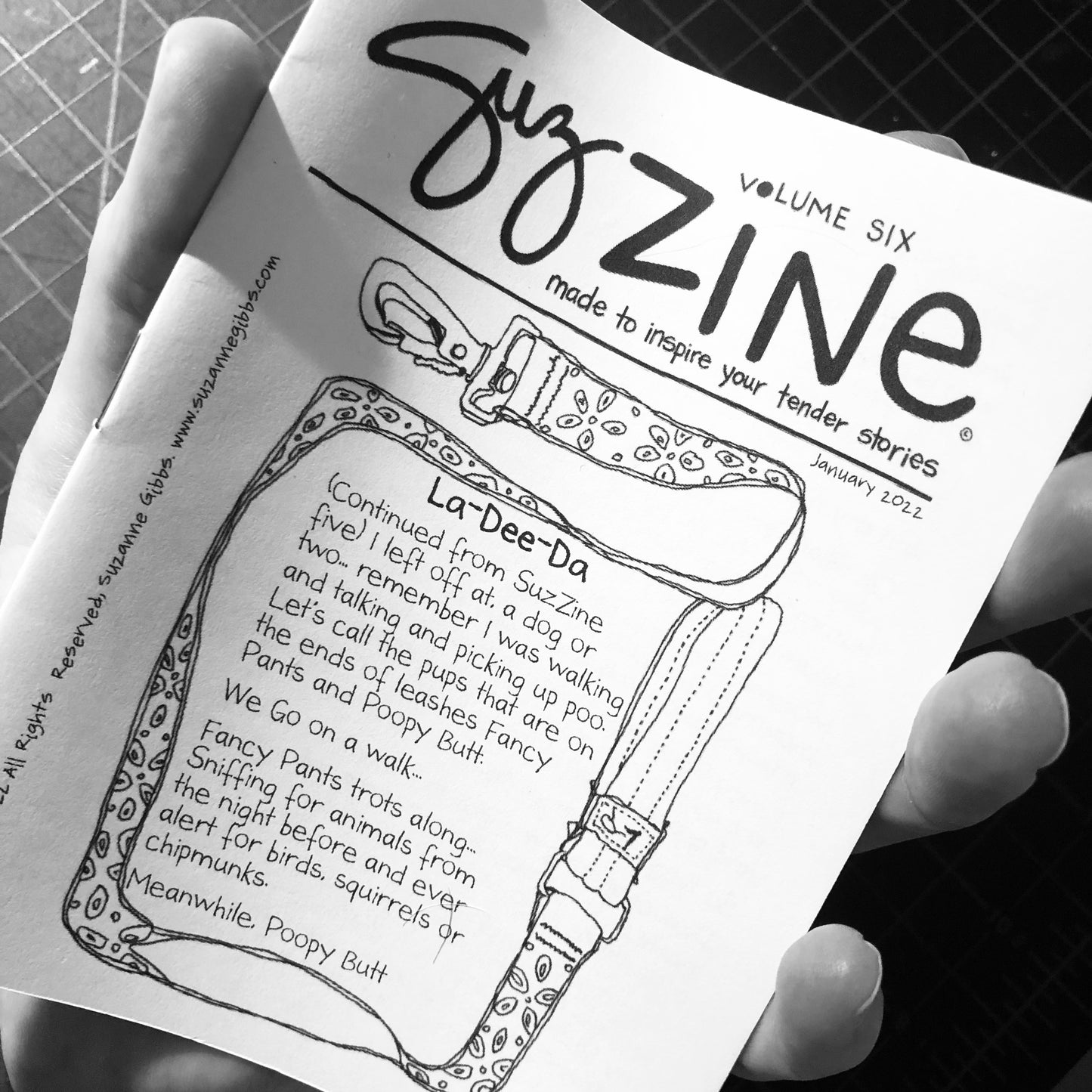 SuzZine—a monthly publication and subscription—made to inspire your tender stories.