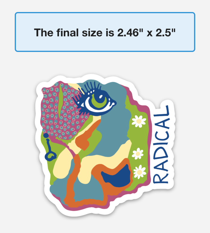 Radical | Full Color Die-Cut Vinyl Sticker