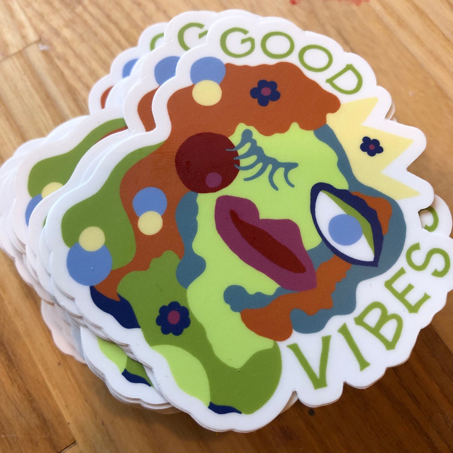 Good Vibes | 3 Inch Full-Color Die Cut Sticker